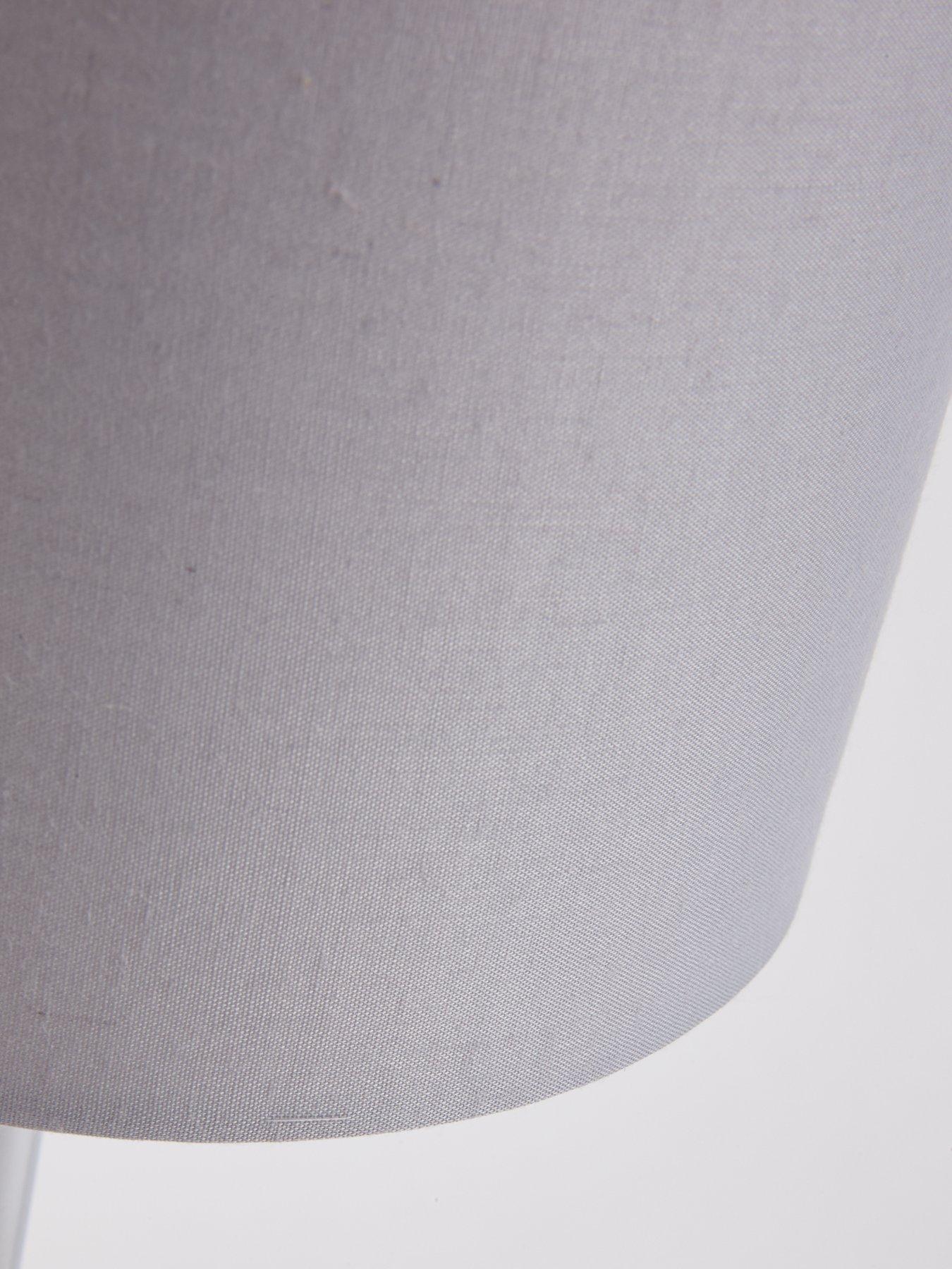 Image 3 of 4 of Very Home Langley Table Lamp - Grey