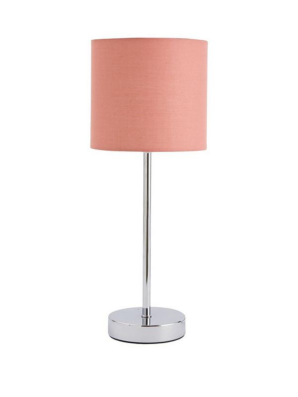 Langley Table Lamp Dusky Pink Very, Pink Table Lamps The Range