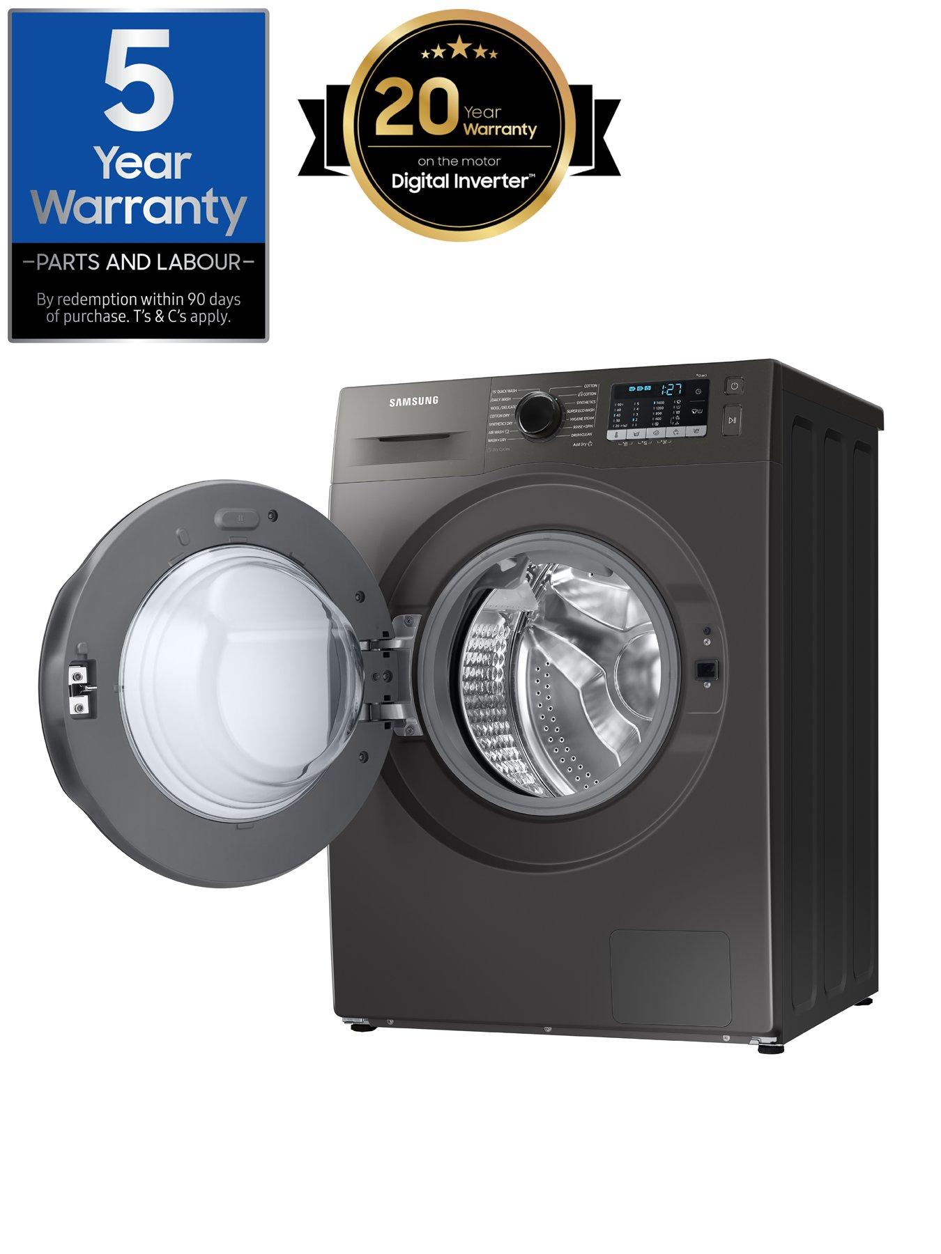 Samsung Series 5 Wd80ta046bx Eu With Ecobubble 8 5kg Washer Dryer 1400rpm E Rated Graphite Very Co Uk