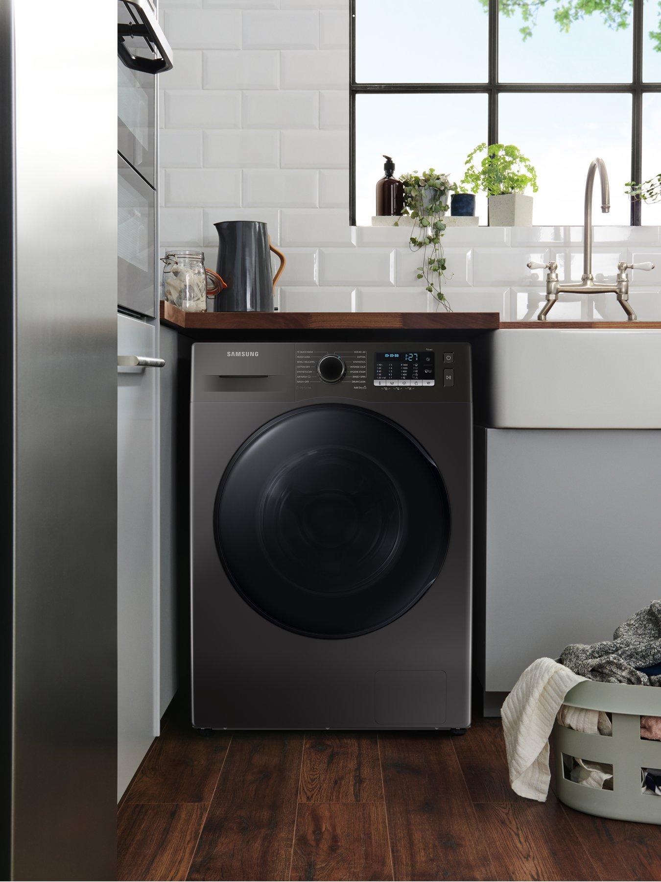 Samsung Series 5 Wd80ta046bx Eu With Ecobubble 8 5kg Washer Dryer 1400rpm E Rated Graphite Very Co Uk