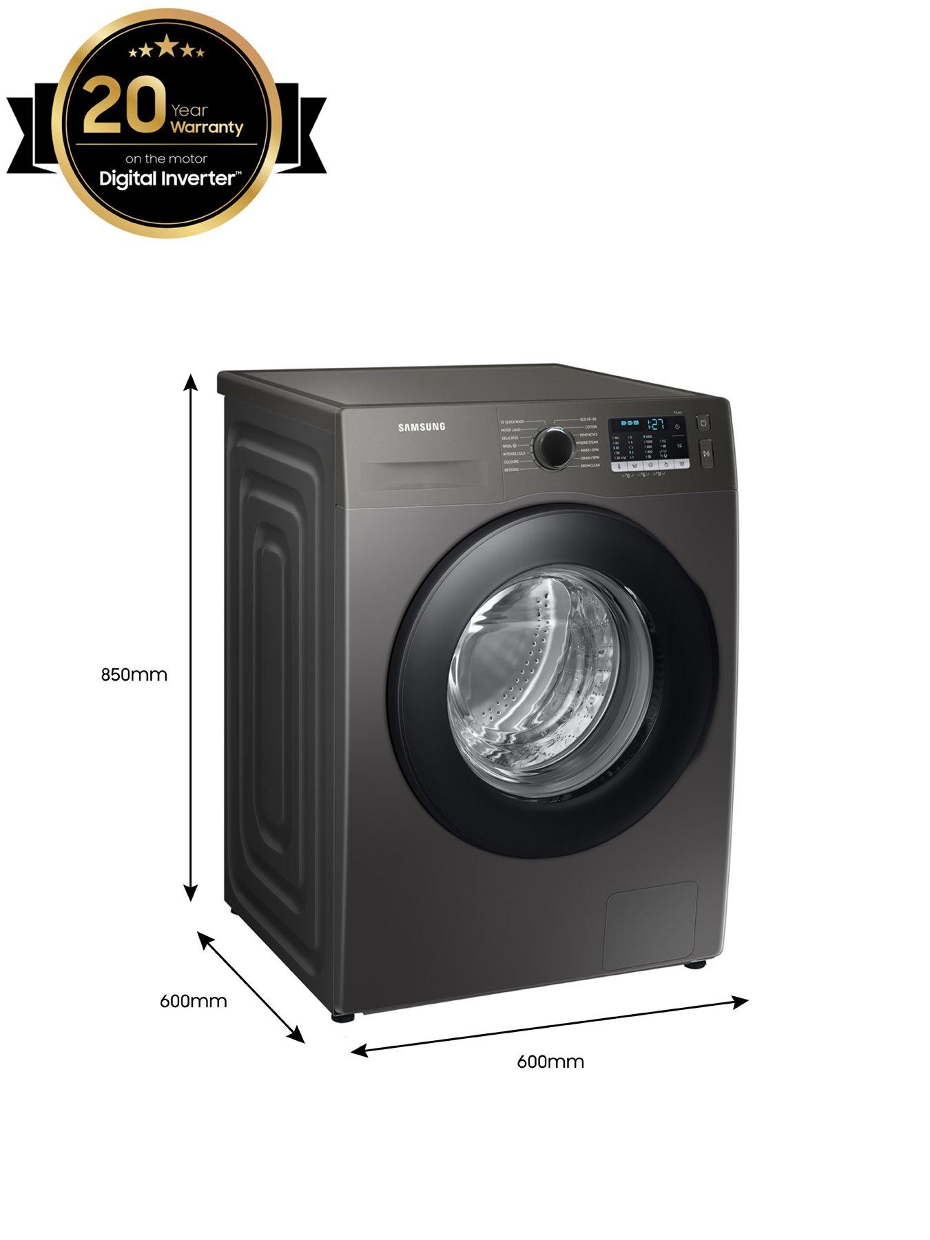 Samsung Series 5 WW80TA046AX/EU Ecobubble™ Washing Machine - 8kg Load ...