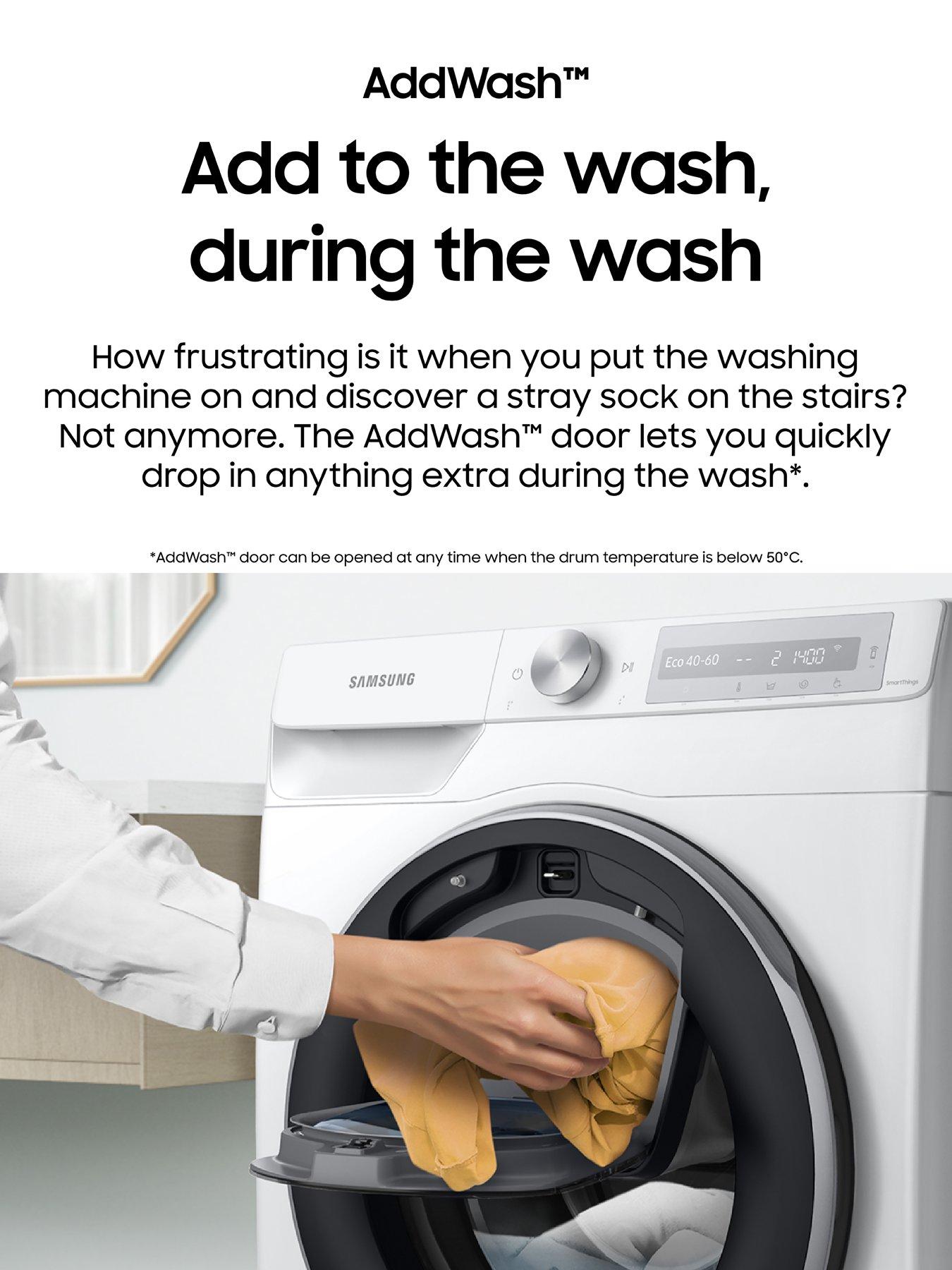 Image 5 of 8 of Samsung Series 5+ WW90T554DAW/S1 AddWash&trade; Washing Machine - 9kg Load 1400rpm Spin A Rated - White