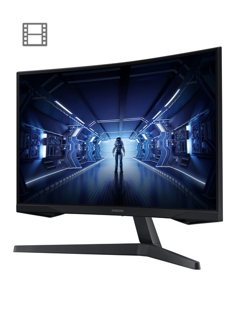 samsung-g55t-27-gaming-monitor-with-18m-radius-curved-panel-and-fast-4ms-response-time-tilt-stand-vesa-support-2yr-warranty
