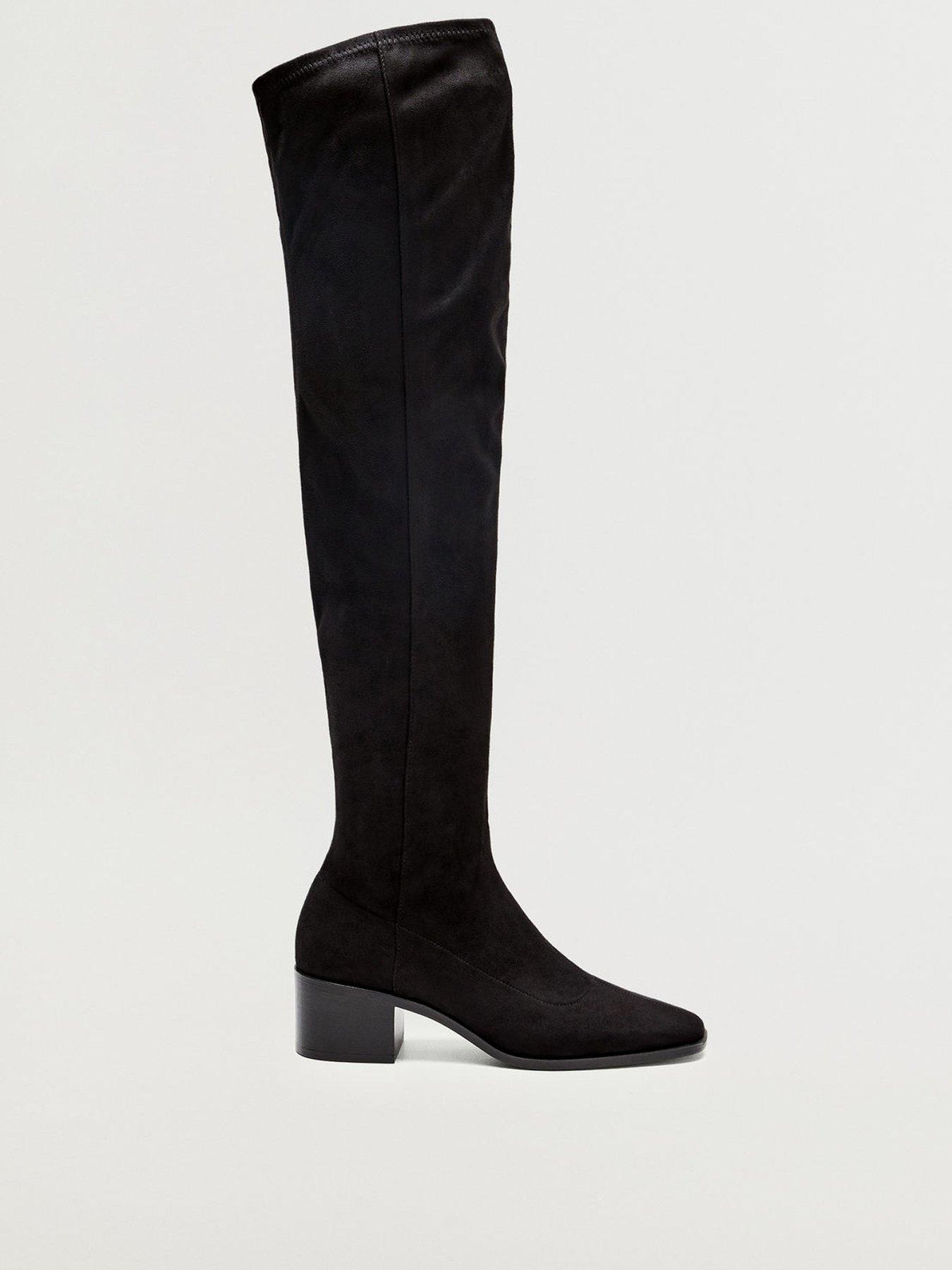 Black Over the Knee Boots | Over Knee 
