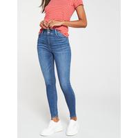 V by Very Short Shaping Skinny Jean - Mid Wash | very.co.uk