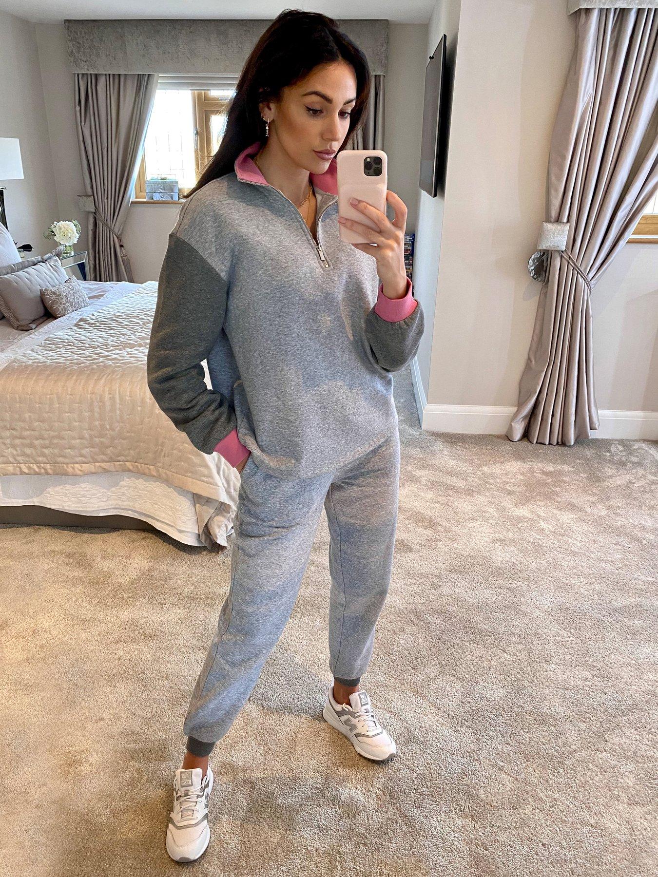 michelle keegan tie dye tracksuit