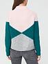  image of superdry-super-lux-diamond-ribbed-crewnbspjumper-pink