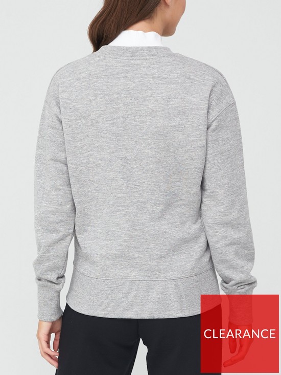 stillFront image of superdry-sportstyle-crew-sweater-grey