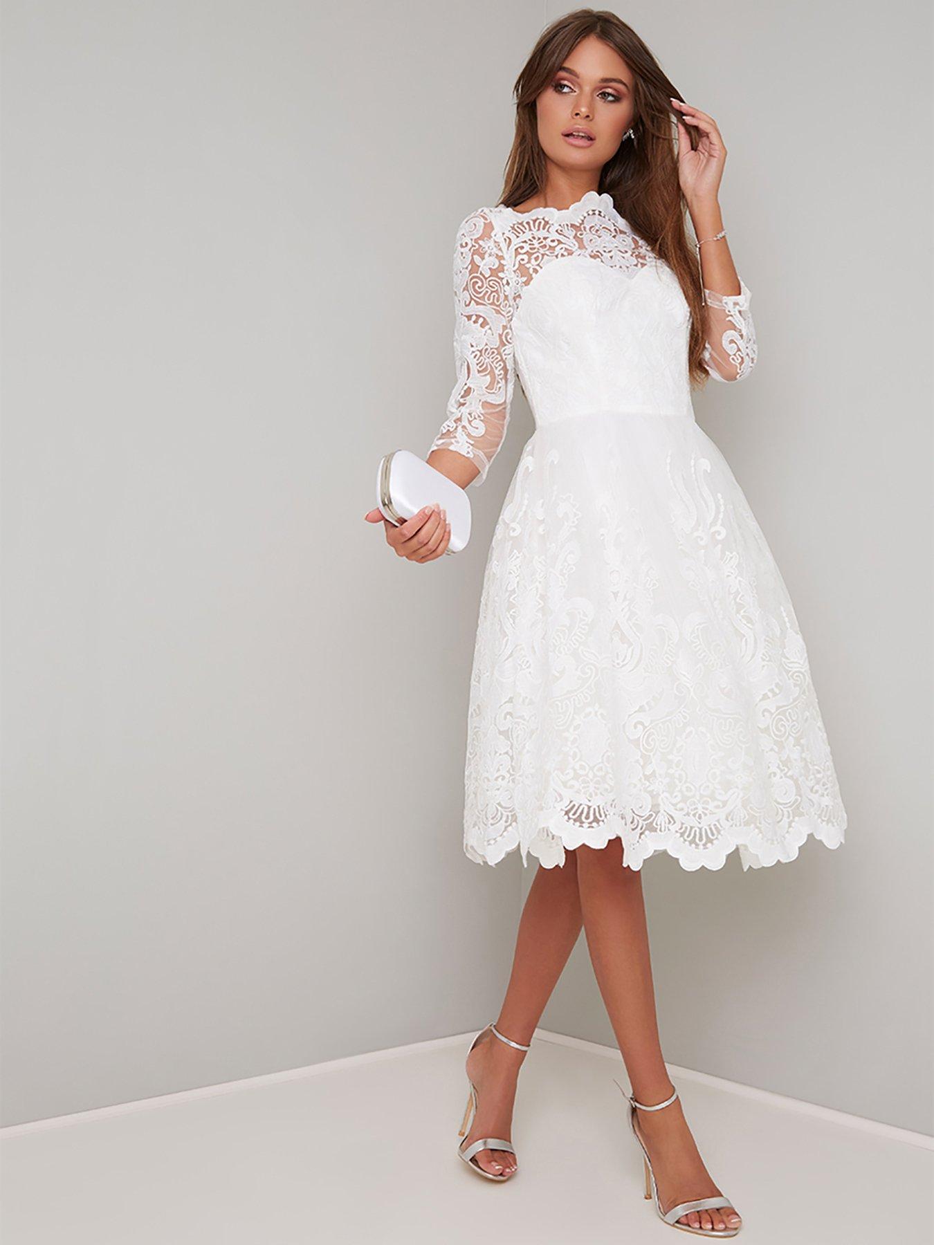 white elegant evening dresses uk