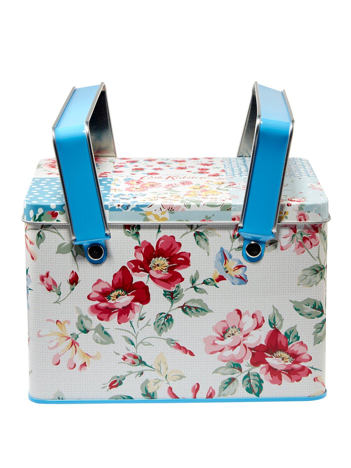 Cath Kidston Cottage Patchwork Picnic Tin Gift Set very.co.uk