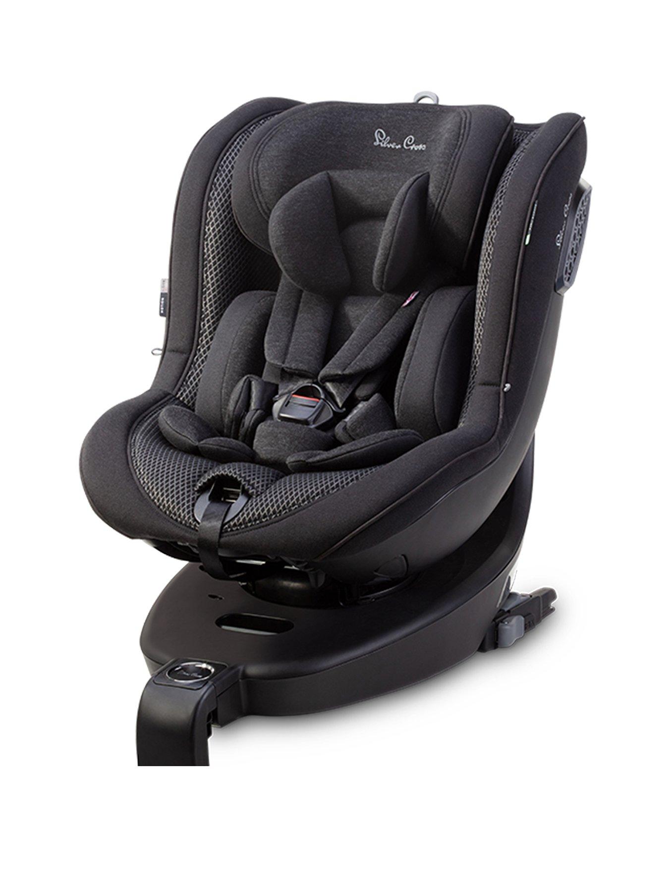 Silver Cross Motion i-Size 360 Rotation Baby Car Seat, All Black