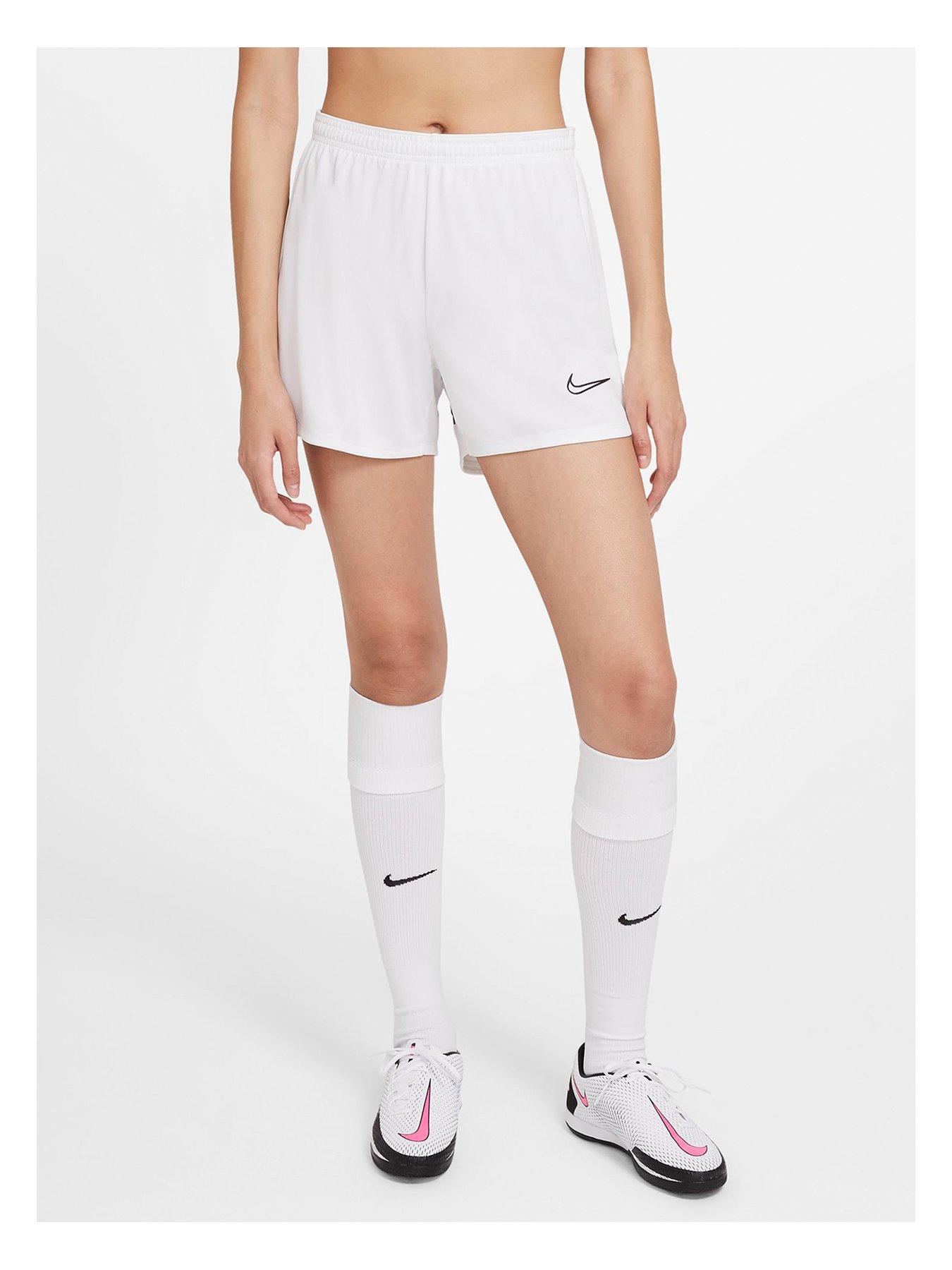 All white deals nike shorts womens