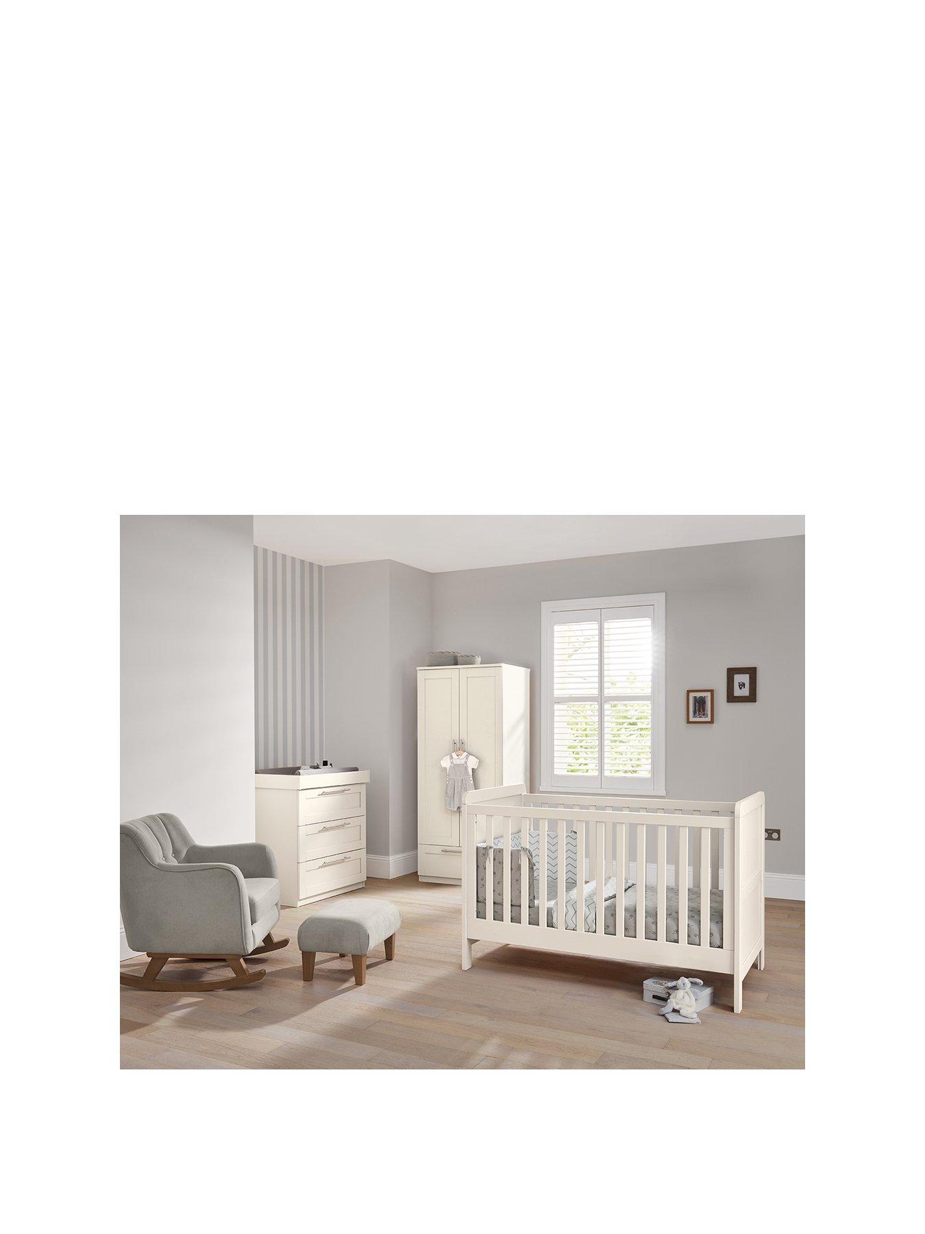 mamas and papas cream cot bed