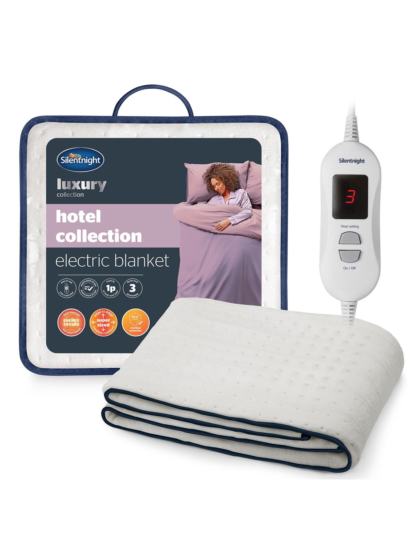 Image 1 of 7 of Silentnight Easi-Heat Electric Blanket - White