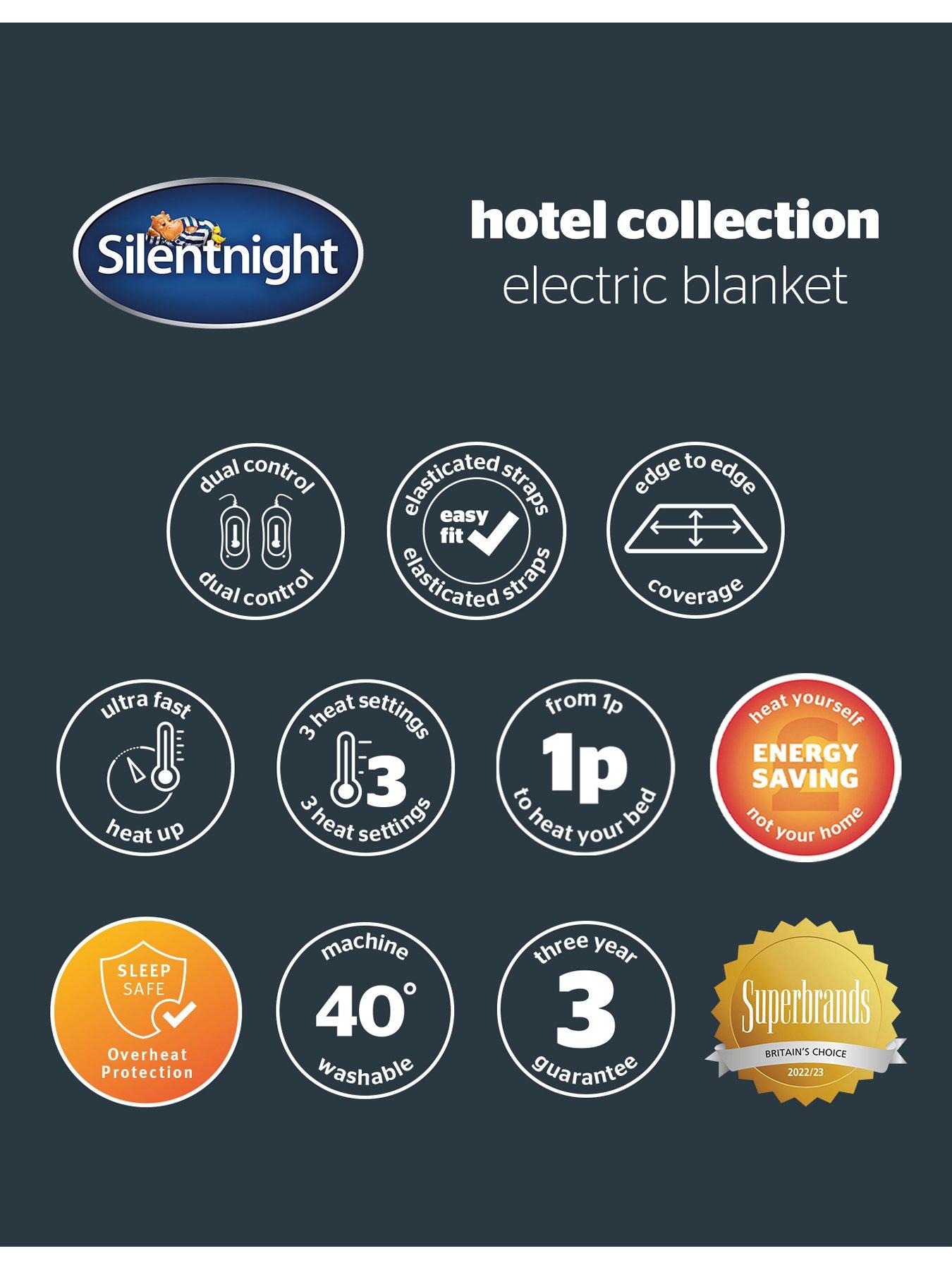 Image 7 of 7 of Silentnight Easi-Heat Electric Blanket - White