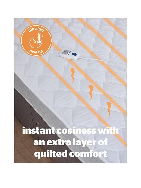 stillFront image of silentnight-comfort-control-double-heated-mattress-topper-white