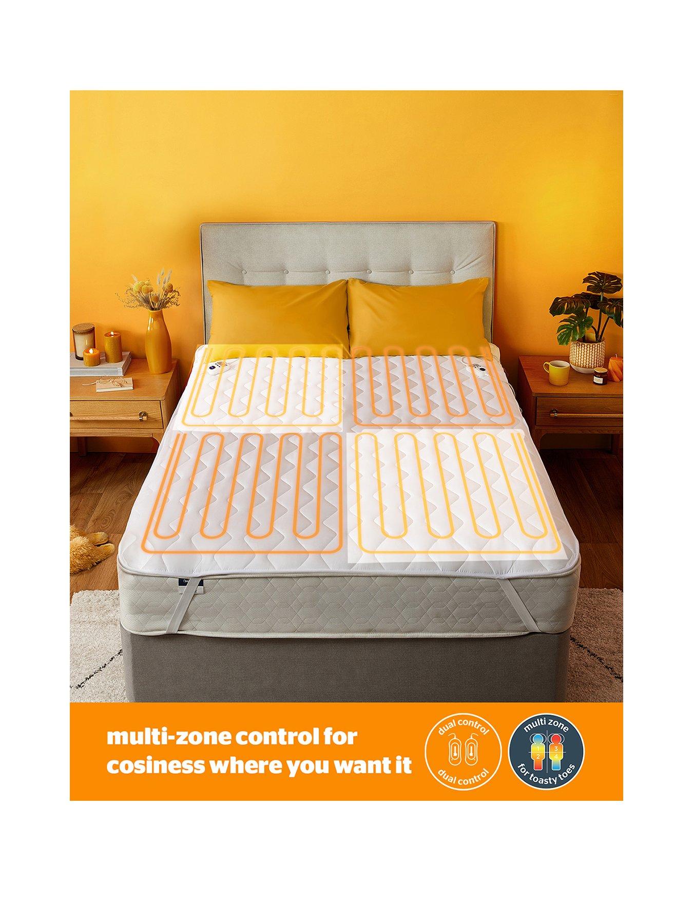 Silentnight Comfort Control Double Heated Mattress Topper - White