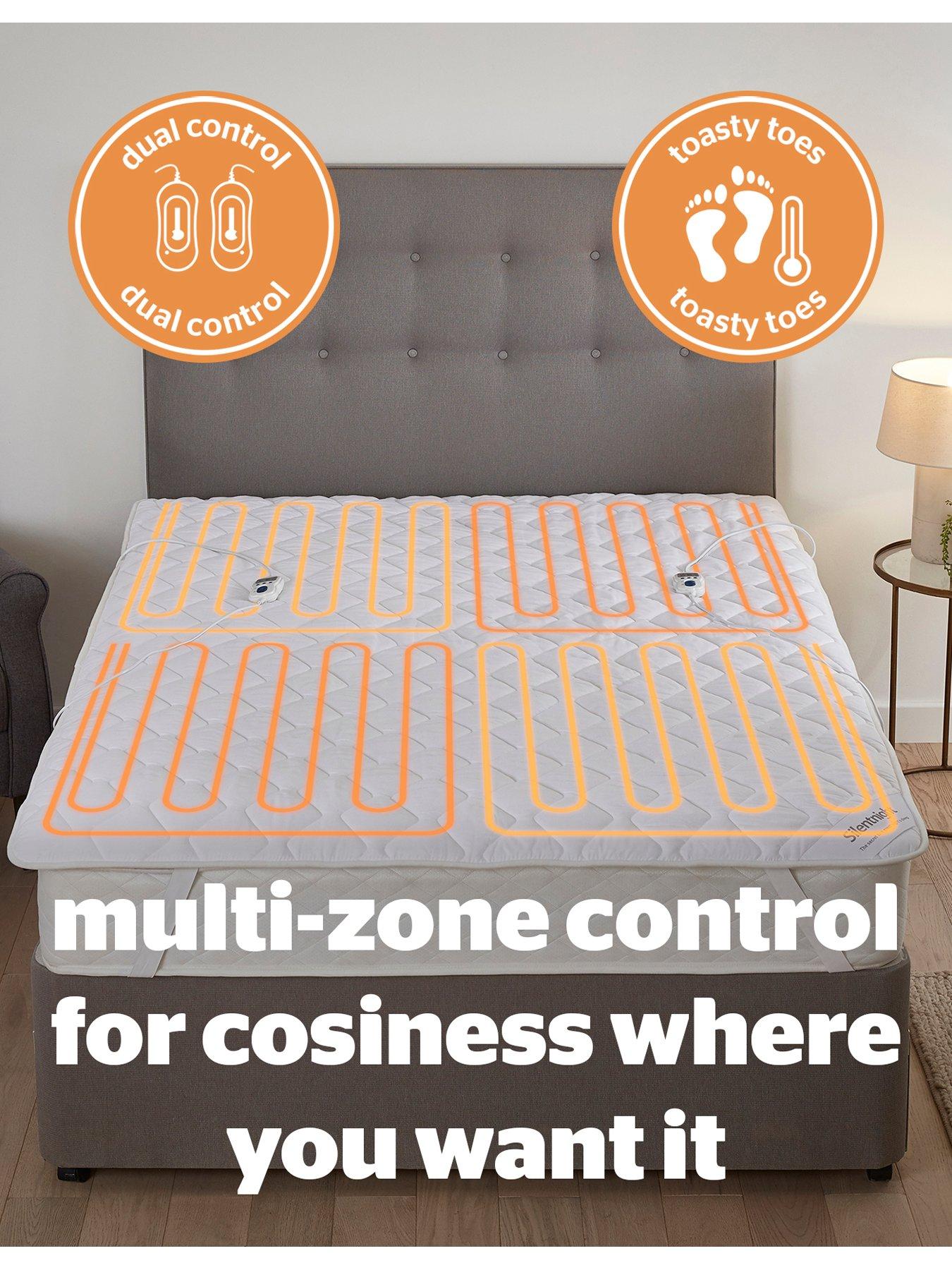 Image 3 of 5 of Silentnight Comfort Control Double Heated Mattress Topper - White