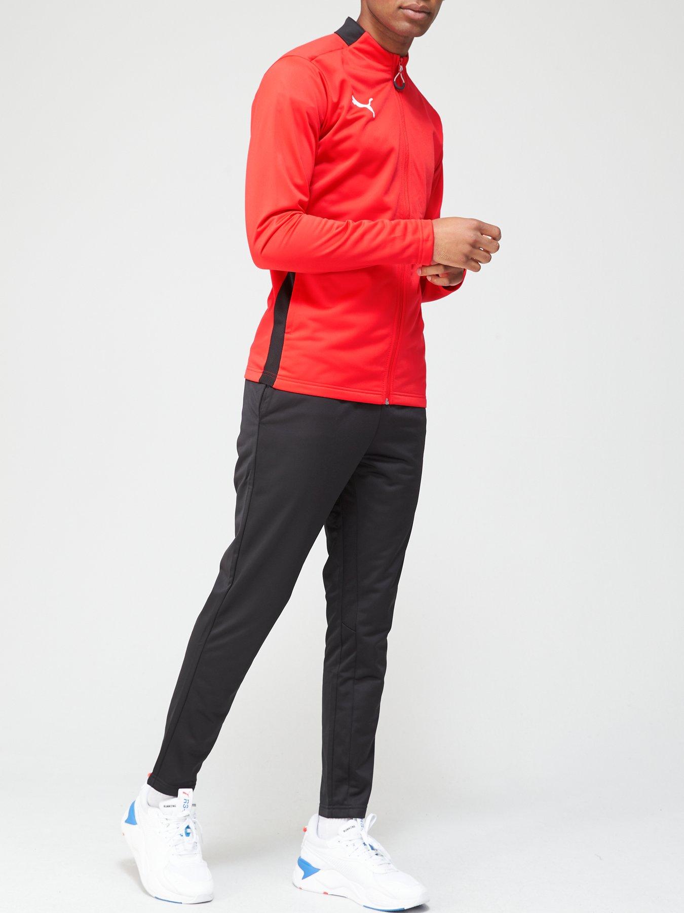  Football Play Tracksuit - Red/Black