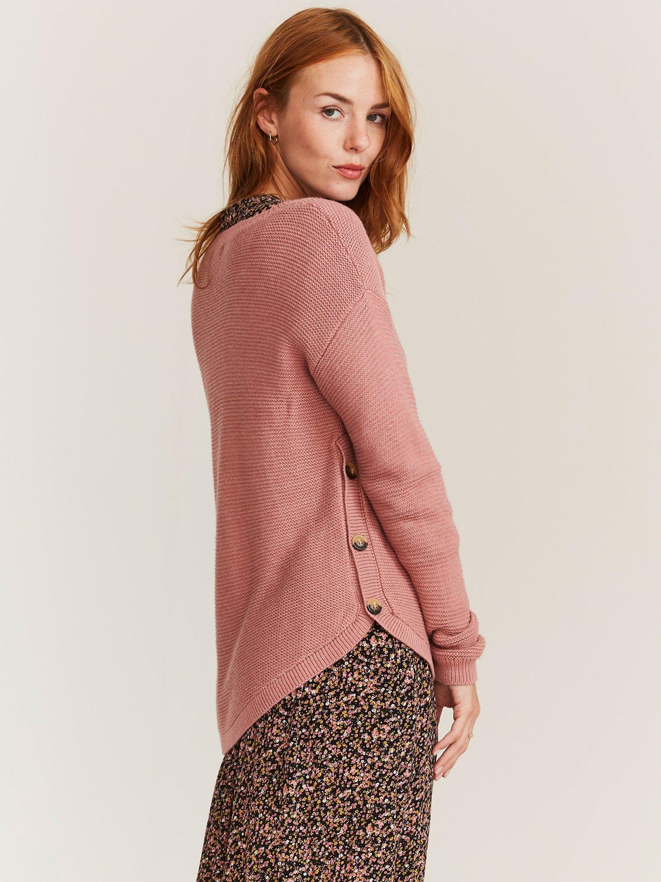 fat face emmy button jumper