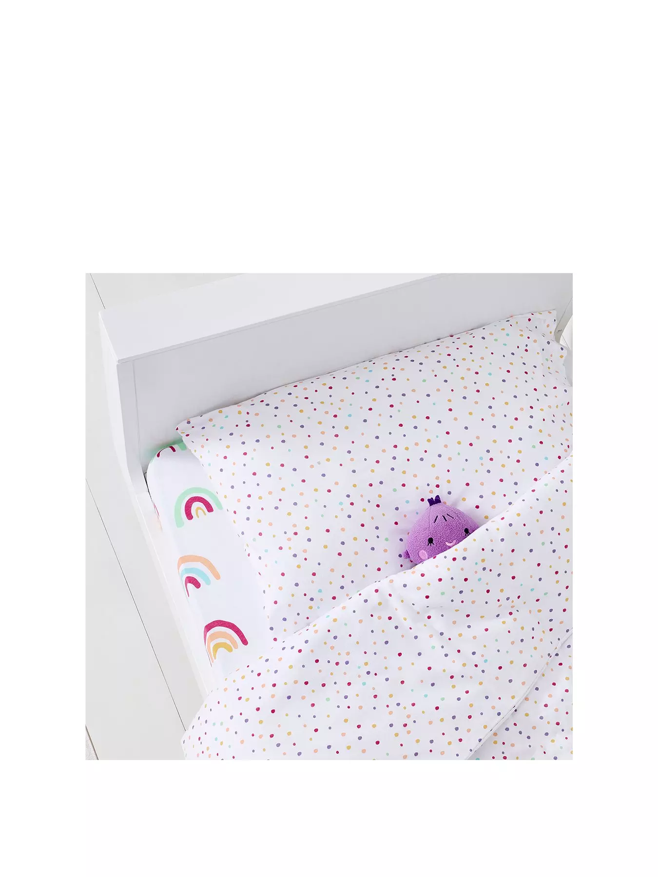 Snuz SnuzPod4 Fitted Sheets - 2 Pack Multi Rainbow