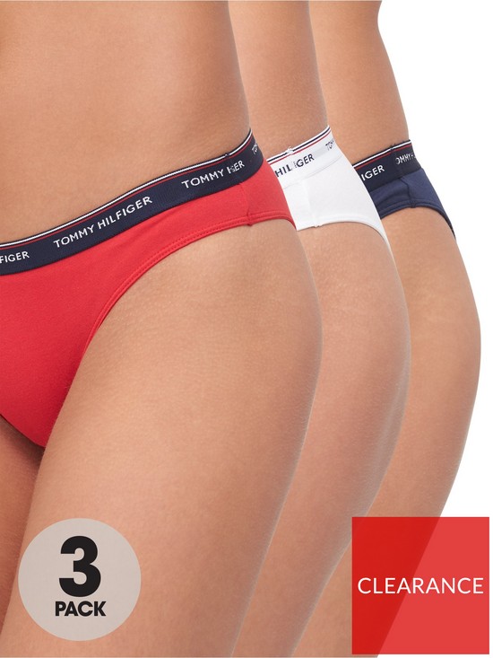 front image of tommy-hilfiger-3-packnbspbrief-navywhitered