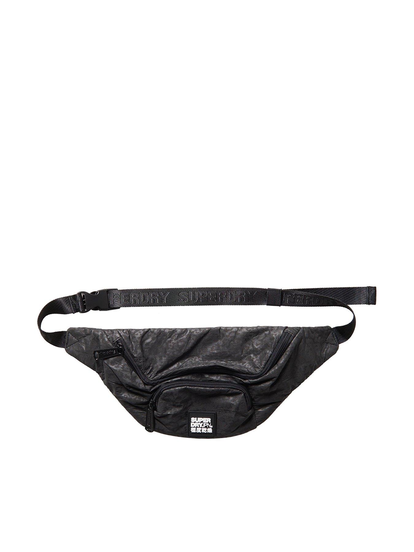 womens black bum bag uk