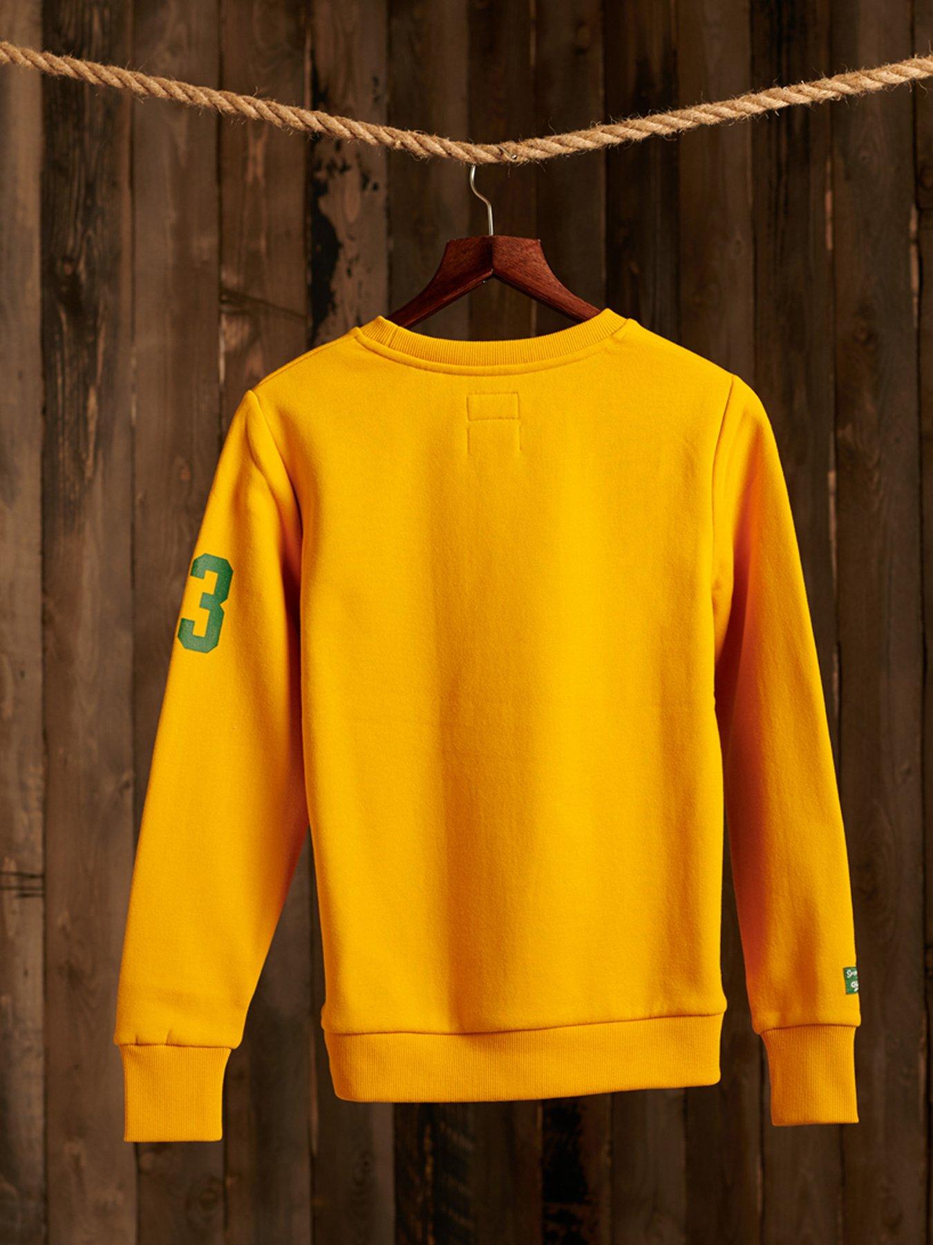 Women Track & Field Classic Crew Sweatshirt - Yellow
