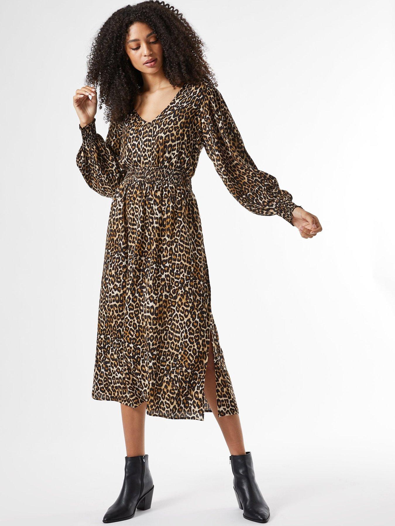 very leopard print dress