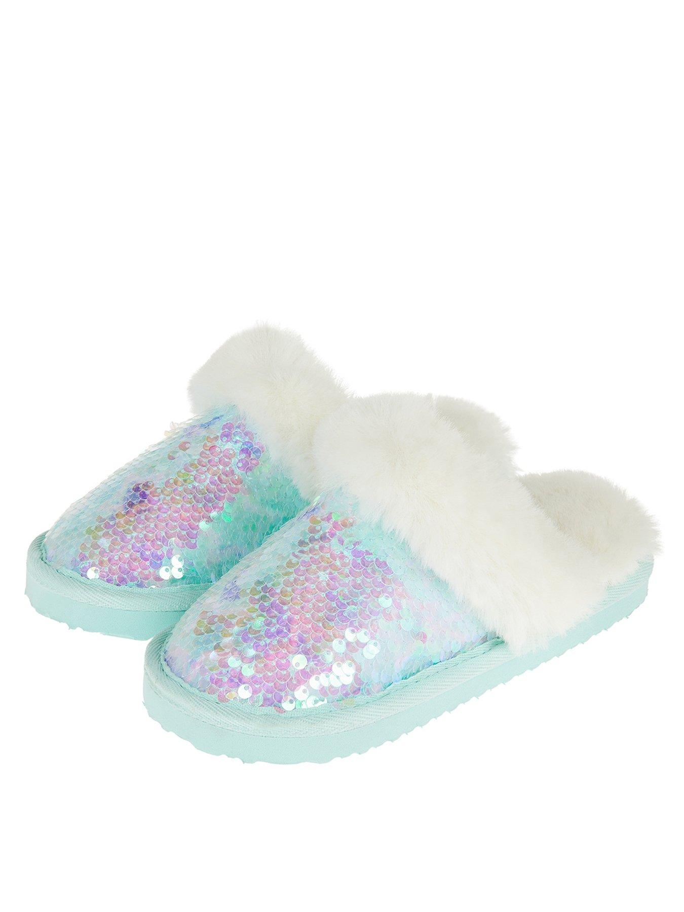girls slippers size 7