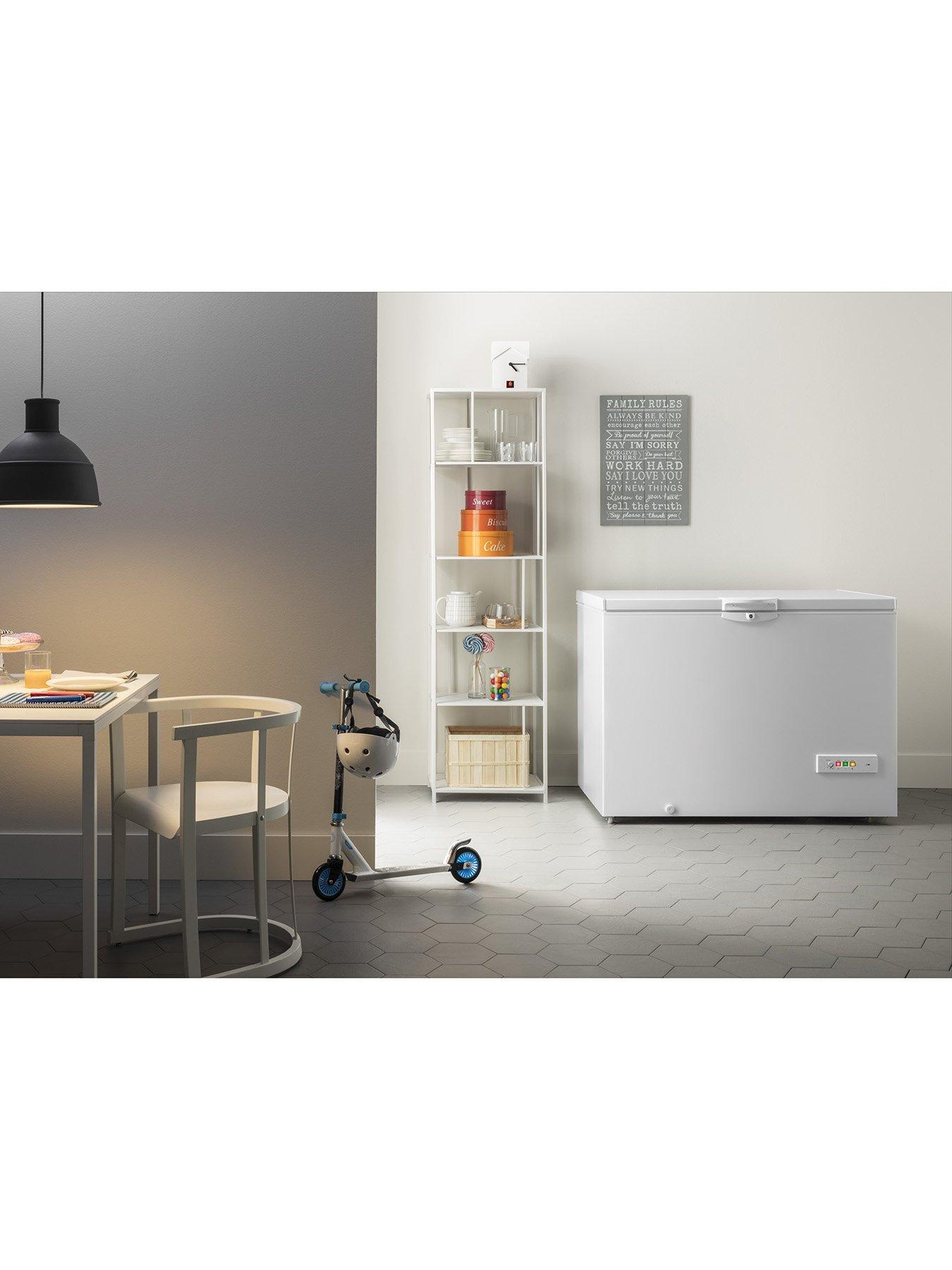 Indesit OS1A250H21 200Litre Chest Freezer White Very.co.uk