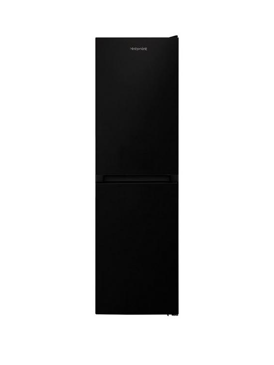 front image of hotpoint-hbnf55181buk1-55cm-width-no-frost-fridge-freezer-black