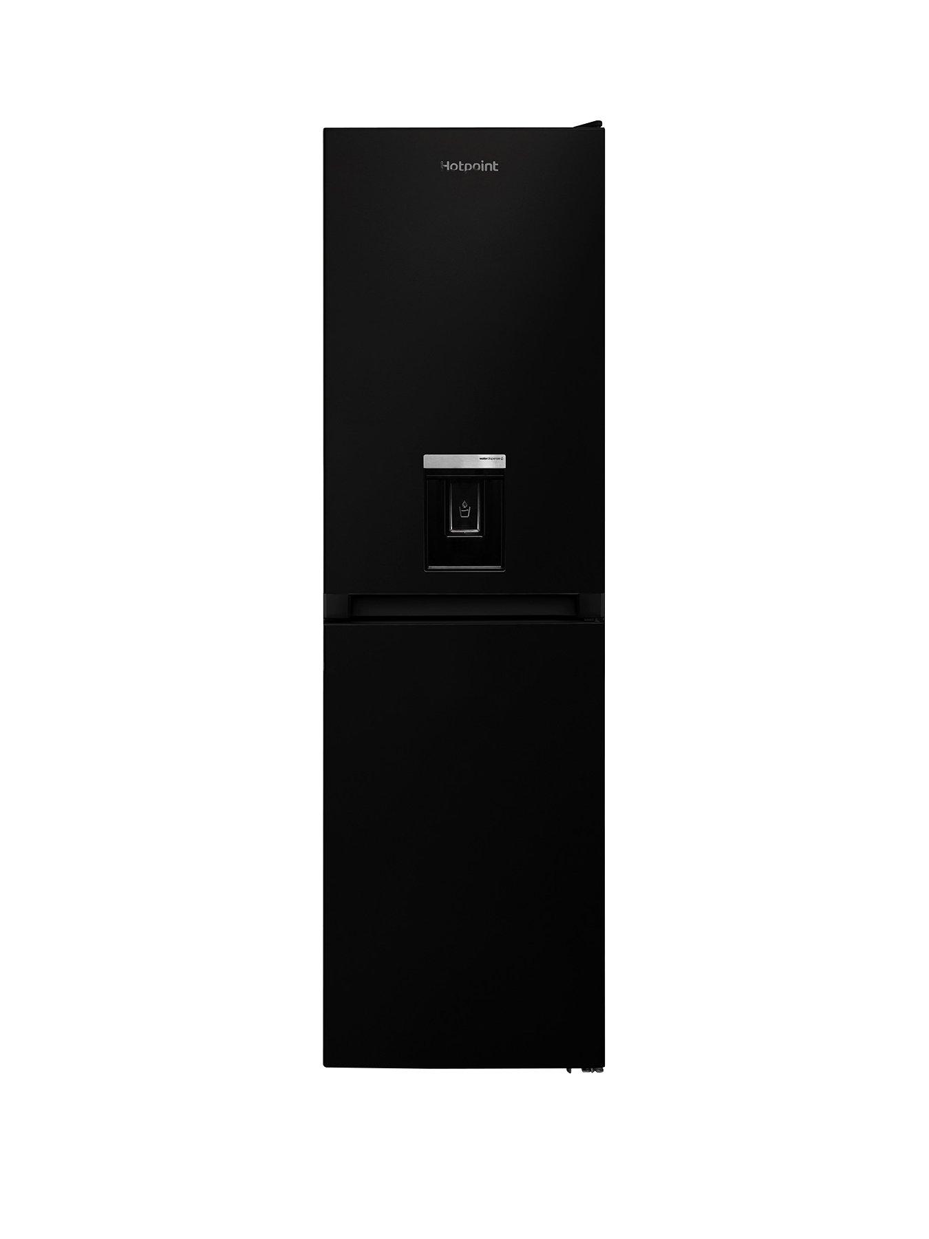 Product photograph of Hotpoint Hbnf55181baqua1 55cm Width No Frost Fridge Freezer With Water Dispenser - Black from very.co.uk