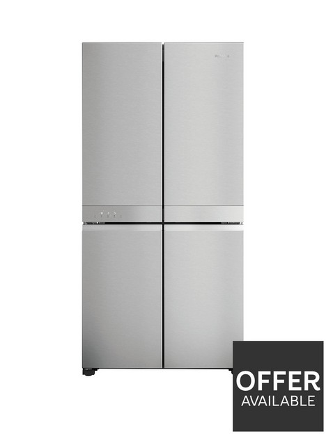 hotpoint-hq9m2luk-90cm-width-no-frost-american-style-multi-door-fridge-freezer-inox