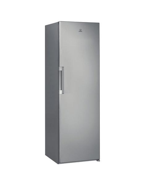 indesit-si61s1-60cm-width-tall-fridge-silver