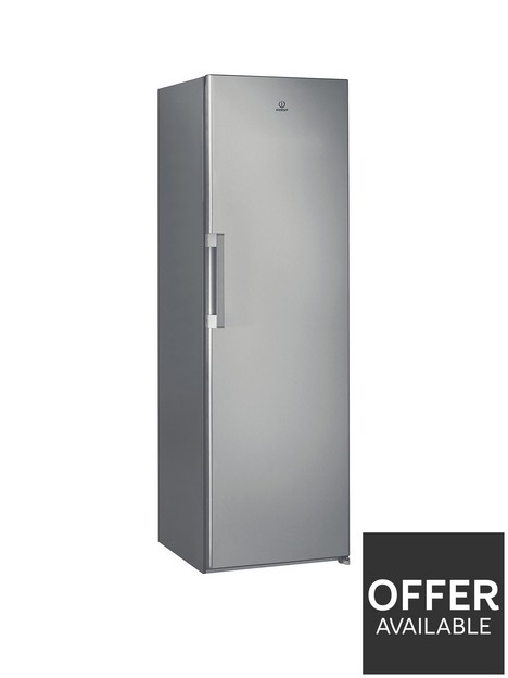 indesit-si61s1-60cm-width-tall-fridge-silver