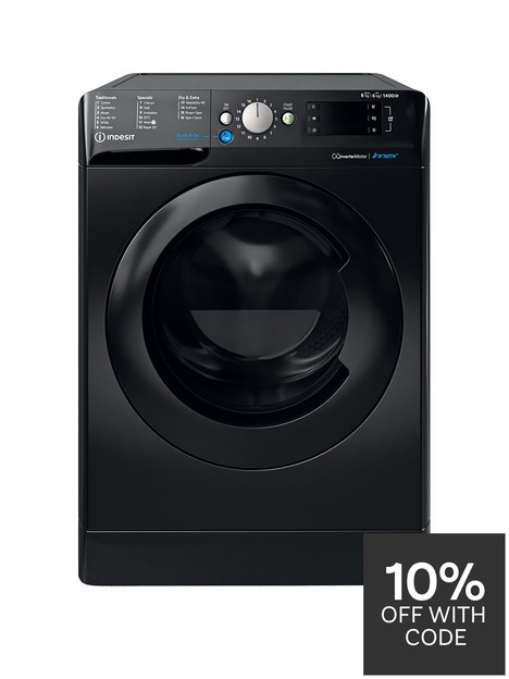 indesit-bde861483xkukn-8kg-wash-6kg-dry-1400-spin-washer-dryer-black