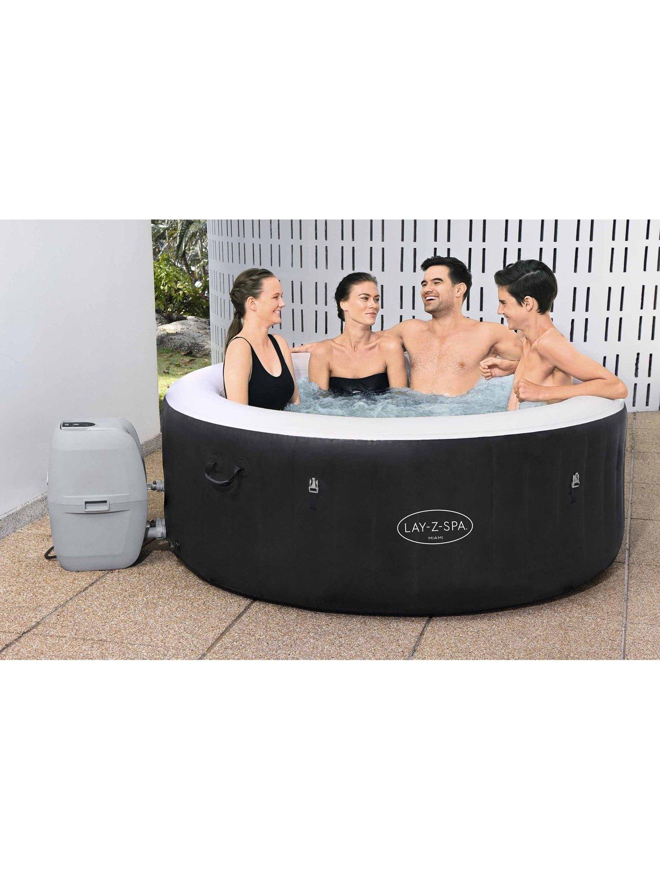 Lay-Z-Spa Miami AirJet Hot Tub for 2-4 Adults