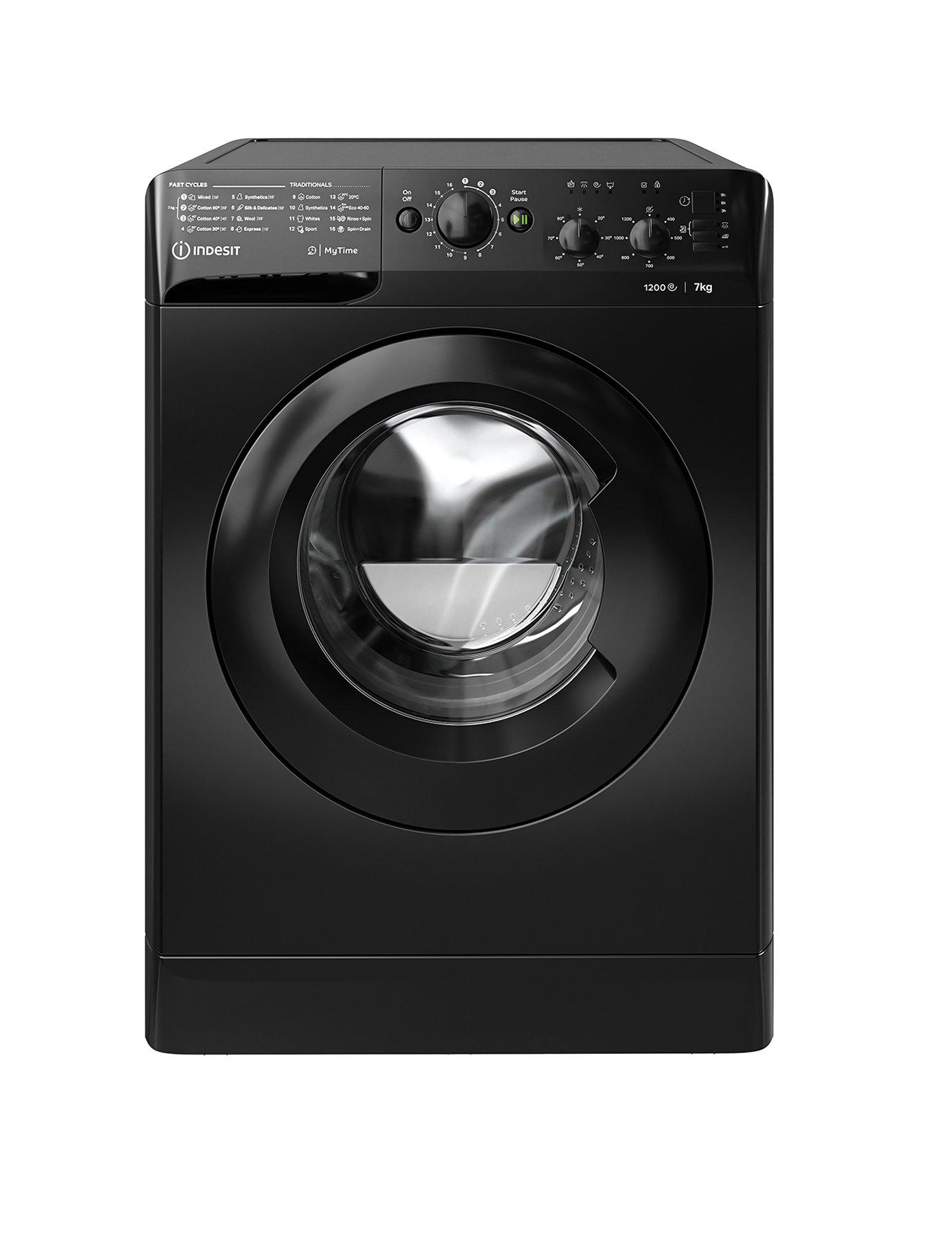 Indesit Mtwc71252Kuk 7Kg Load 1200 Spin Washing Machine - Black