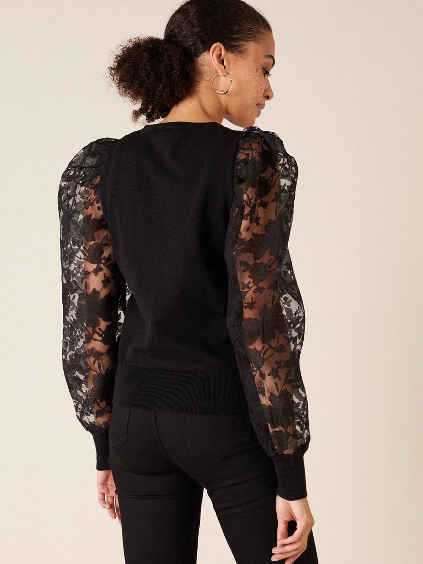 black lace cardigan uk
