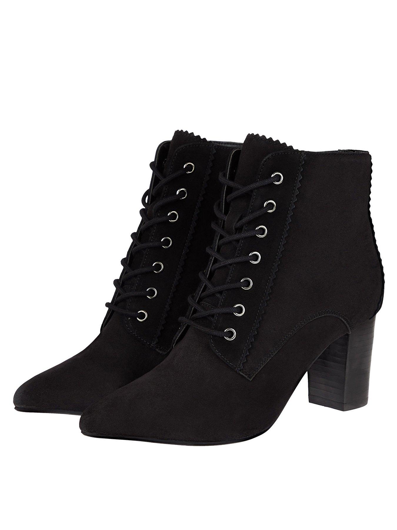 black suede ankle boots uk