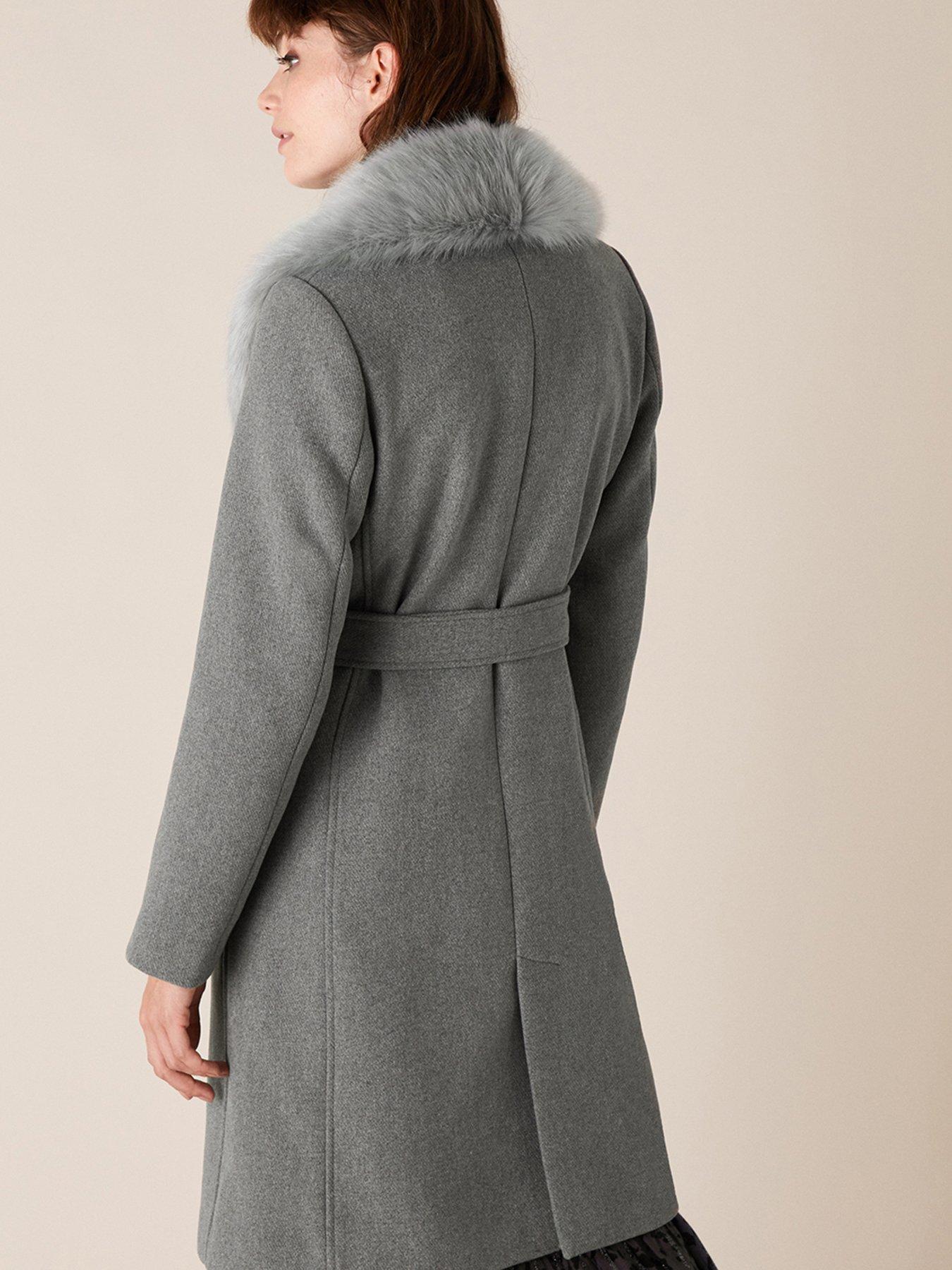 monsoon faux fur coat