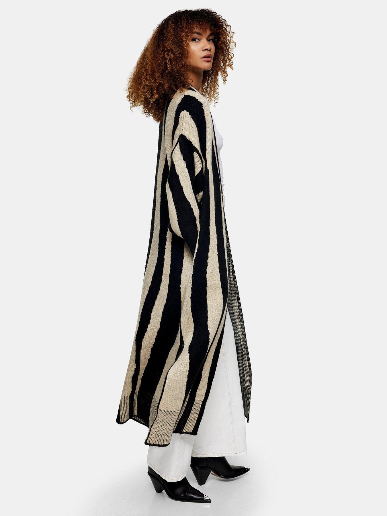 topshop stone maxi cardigan