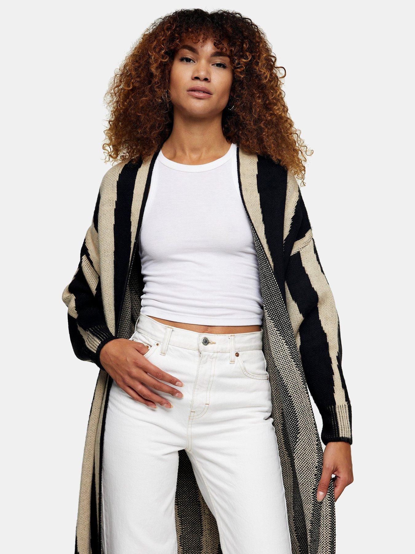 topshop stone maxi cardigan