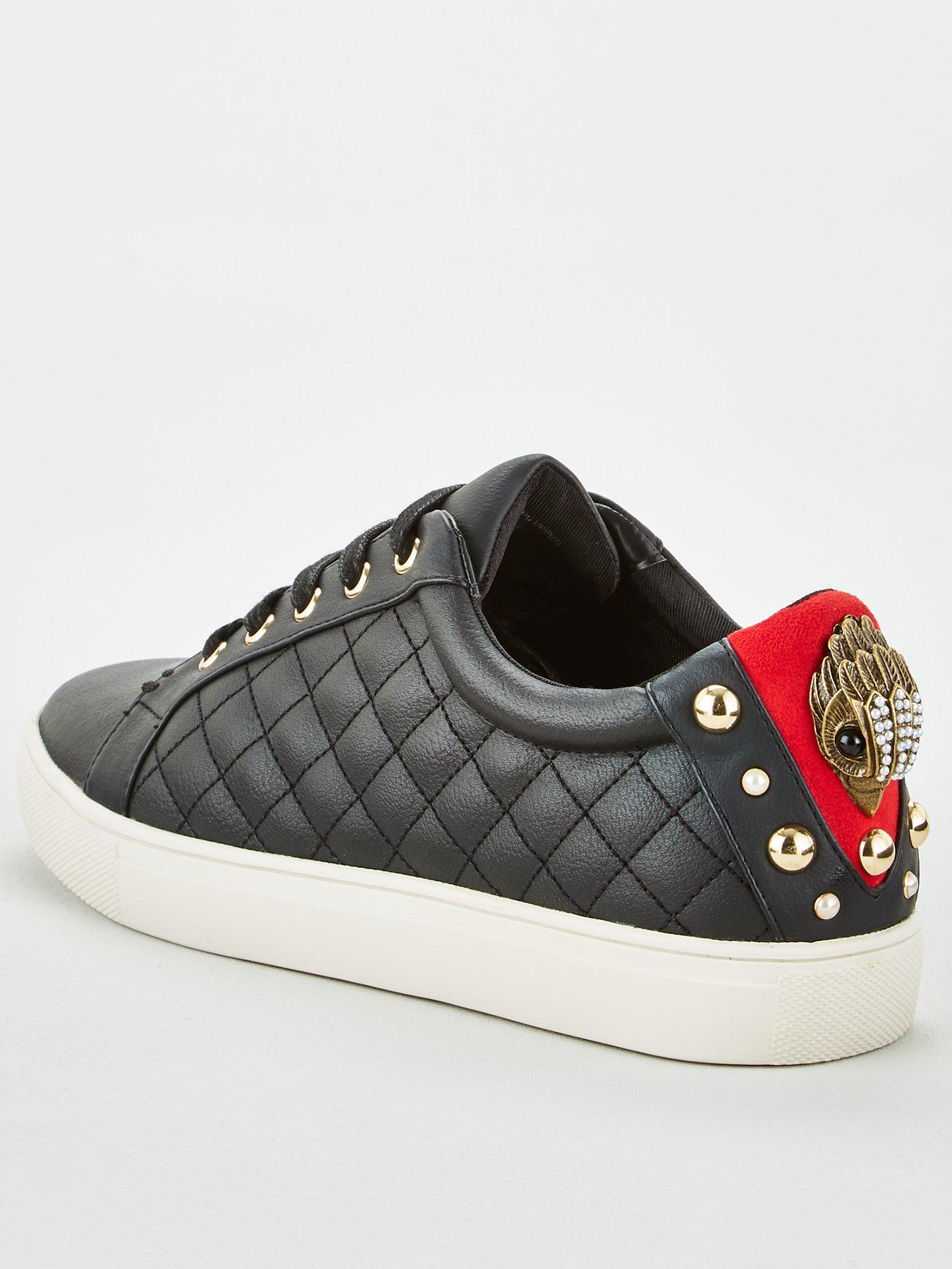 kurt geiger ludo trainers black