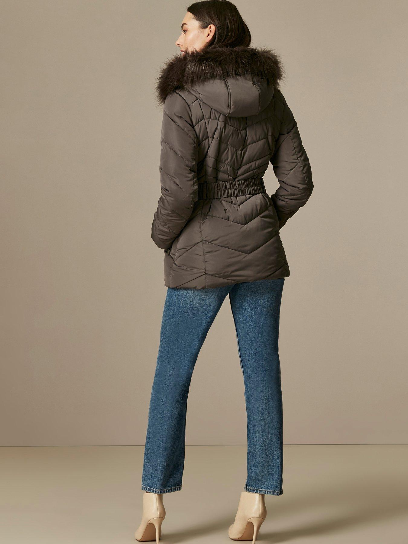 mink padded coat