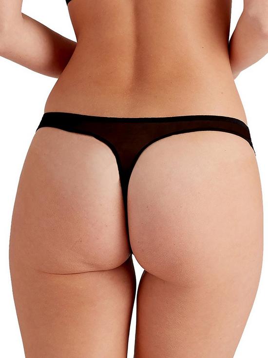 stillFront image of pretty-polly-thong-black