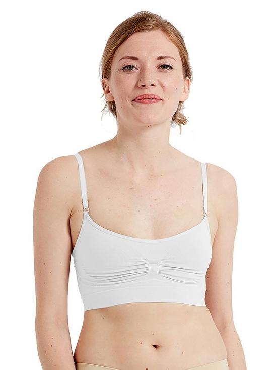 front image of pretty-polly-seamless-eco-wearnbspbralette-white