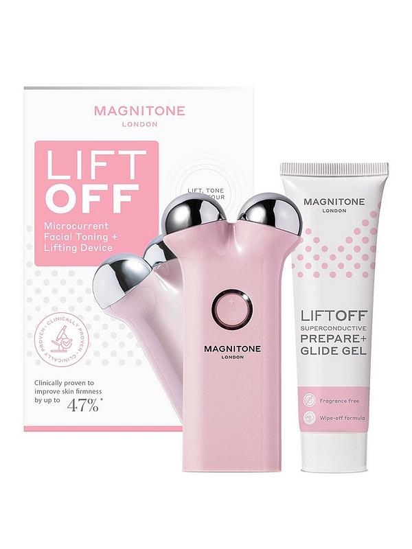 Image 1 of 6 of Magnitone LiftOff Microcurrent Facial Toning Device - Pink