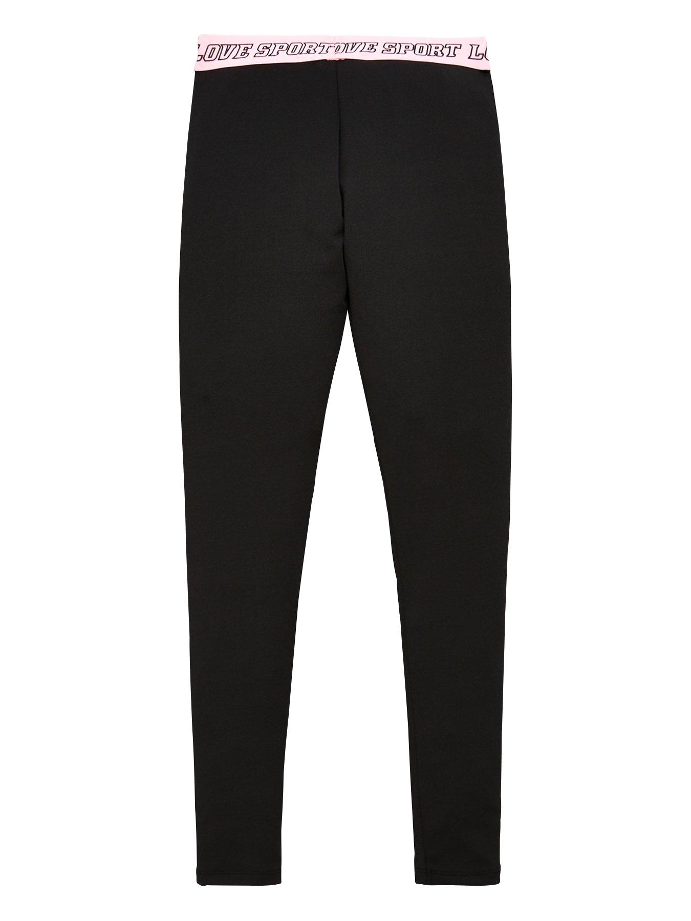 Girls 2024 black leggings